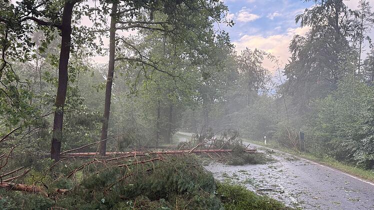 Unwetter in Erlangen