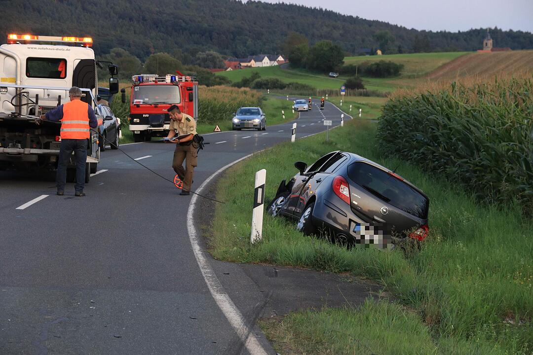 Überholvorgang trotz Gegenverkehrs – zwei Verletzte im Landkreis Coburg