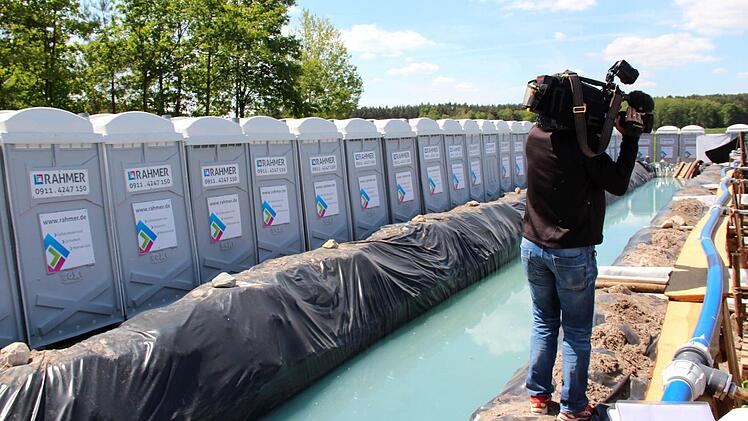 Das Abwasserbecken. Foto: Johanna Blum