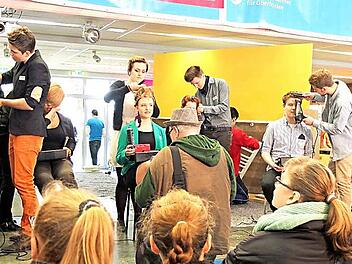 Junge Friseure zeigten letztes Jahr auf der Forchheimer Ausbildungsmesse, was solides Handwerk kann. Foto: privat