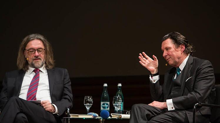 Dirk Kruse und Martin Suter (rechts) Foto: Barbara Herbst