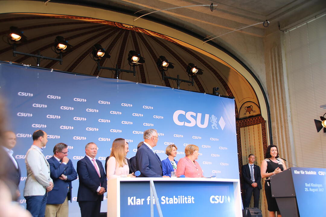 Angela Merkel zu Besuch in Bad Kissingen