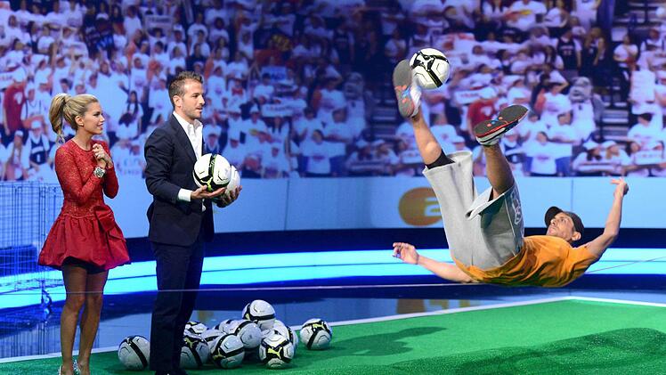 Kandidat Cijan schoss Tore per Fallrückzieher auf der Slackline.