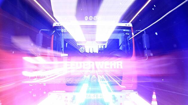 Feuerwehreinsatz am Dienstagnachmittag in der historischen Altstadt von Seßlach.  Symbolfoto: Ferdinand Merzbach