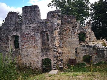 Die Burgruine Raueneck ist leider vom Verfall bedroht.