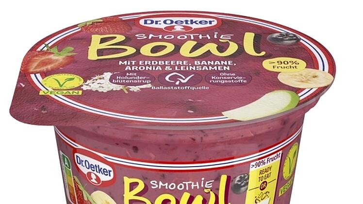 Dr. Oetker ruft Smoothie-Bowl zurück