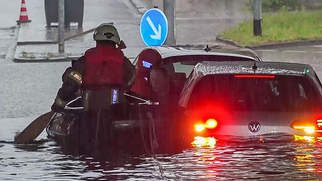 Dramatische Unwetter-Szenen in Bamberg: