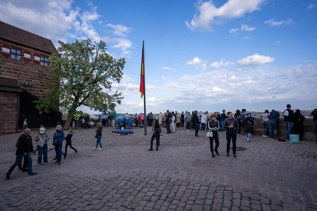 Nürnberg erstrahlte in BLAU.