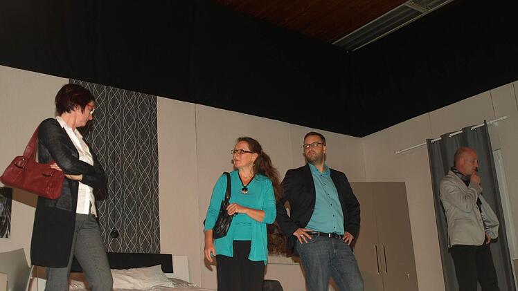 Momentaufnahme vom Theater in Ebenhausen. Foto: Stefan Geiger