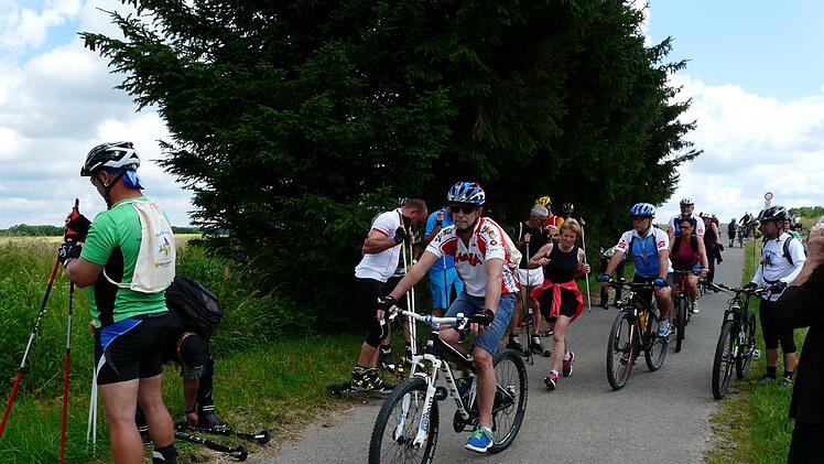 Am Start in Ahlstadt vor zwei JahrenKarin G&uuml;nther