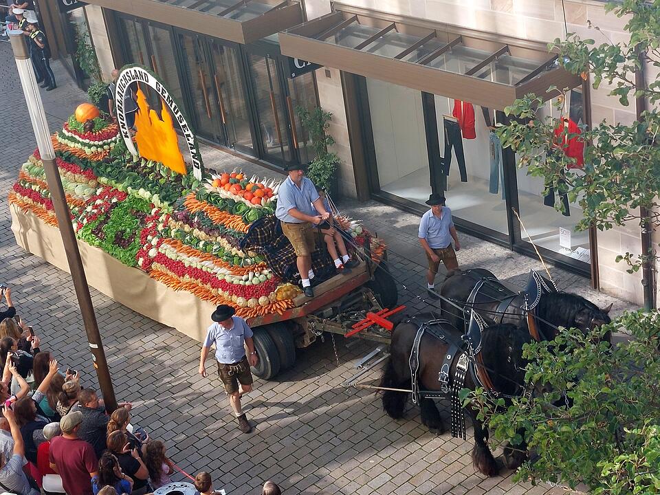 Michaelis-Kirchweih in Fürth 2023 - Bilder vom Fränkischen Erntedankfestzug Michaelis-Kirchweih in Fürth 2023 - Bilder vom Fränkischen Erntedankfestzug