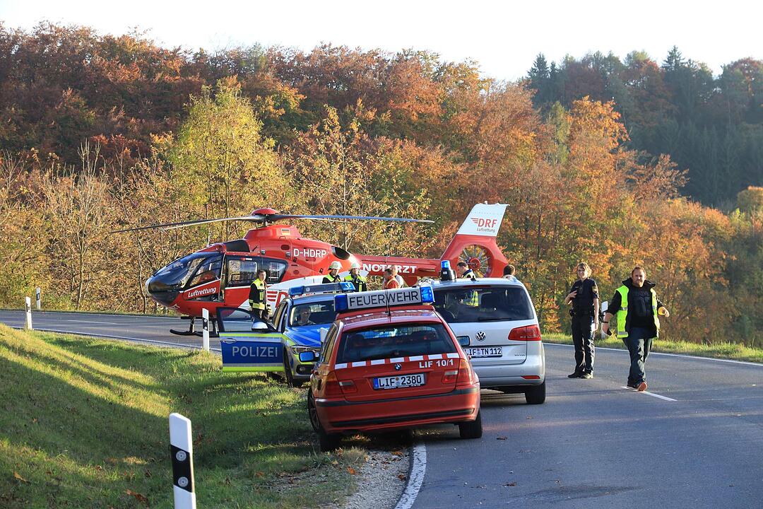 Kollision im Kreis Lichtenfels: Beifahrerin schwebt in Lebensgefahr