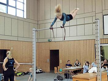 Die Geräteturnerinnen zeigten, was sie können.  Foto: privat