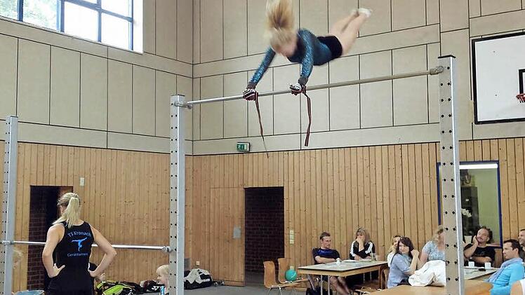 Die Geräteturnerinnen zeigten, was sie können.  Foto: privat