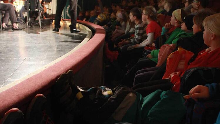 "Karneval der Tiere" mit dem Bayerischen Kammerorchester Bad Brückenau als Schulkonzert für 13 Schulen und insgesamt 1350 Schüler Foto: Carmen Schmitt