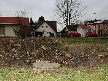 Beim Abbruch eines Wohngebäudes  in der Michel-Weiß-Straße wurden Altlasten im Boden entdeckt. Katrin Geyer