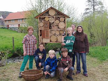 Vanessa, Felix, Daniel, Nils, Florian, Emma und Linda sind zufrieden.Fotos: Steffi Elm
