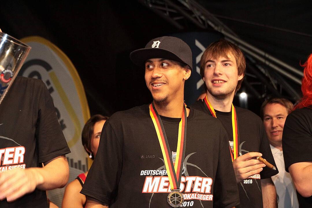 Meisterfeier Brose Baskets Bamberg Maxplatz