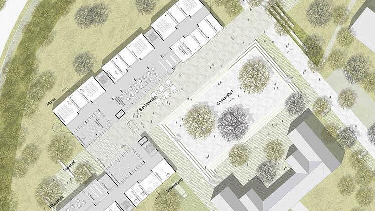 So sieht die Aufteilung des Erdgeschosses und der Außenbereiche aus. Foto: Gunther Benkert