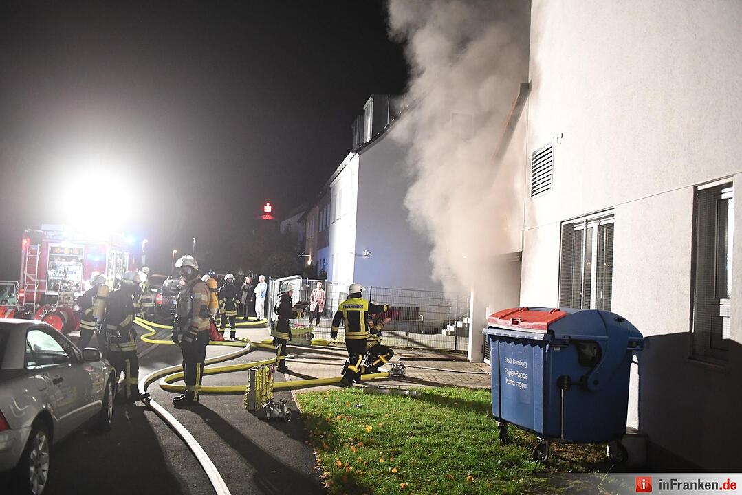 Brand in Tiefgarage in Bamberg - Hotel evakuiert