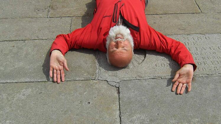 Glücklicher Jakobs-Pilger Foto: privat