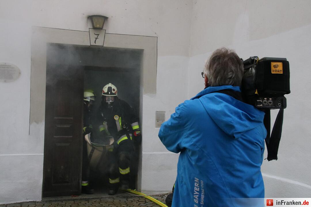 Feuerwehr Hollfeld Großübung