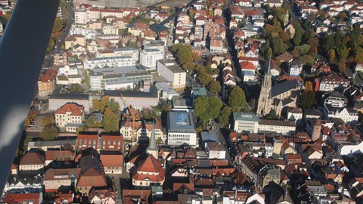 Das Landratsamt aus der Luft. Foto: Ralf Ruppert