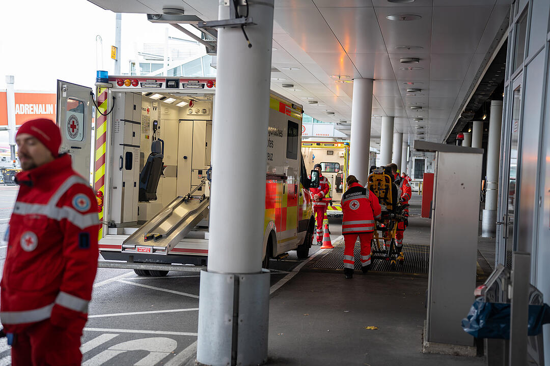 Großübung am Nürnberger Flughafen