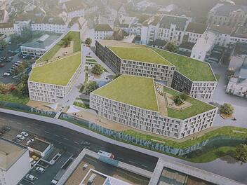 Gedankenspiel Campus auf dem Kaufplatz-Gelände. Für einige CSU-Stadträte eine denkbare und im doppelten Sinn wertvolle Lösung für Kulmbach.Jochen Nützel
