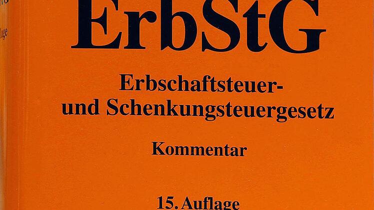 Eine Textausgabe des Erbschaftssteuer- und Schenkungsgesetzes Foto: dpa