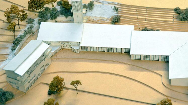 Das Modell der Feuerwache. Foto: Peter Rauch