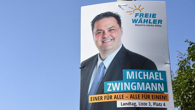 Eines der Plakate der Freien Wähler.