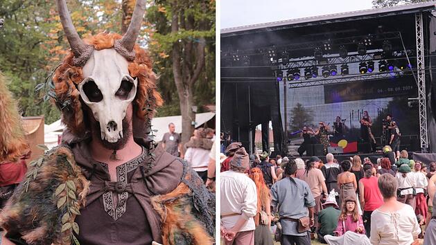 Die Kostüme auf dem Fesitval sind ziemlich unterschiedlich ausgefallen. Dabei ist von Hexen über mittelalterlichen Ritter bis hin zu Zauberern und Waldwesen alles dabei gewesen.