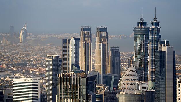 Die Skyline von Dubai
