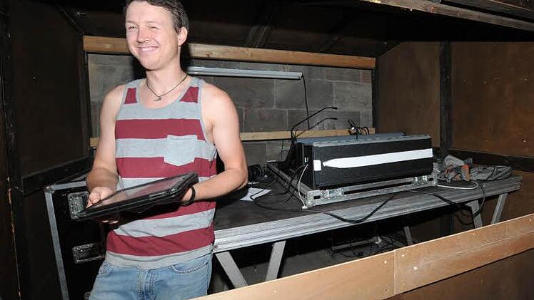 Tontechniker Moritz war begeistert.