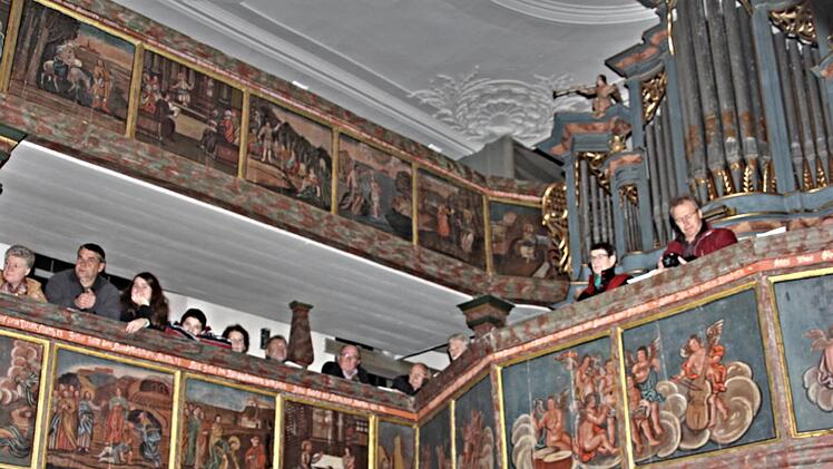 Die Emporen in der Kirche Memmelsdorf waren voll besetzt.