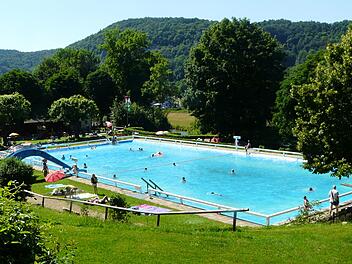 Das Freibad in Streitberg Foto: Paul Pöhlmann