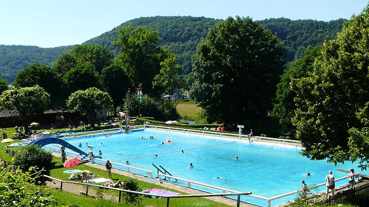 Das Freibad in Streitberg Foto: Paul Pöhlmann