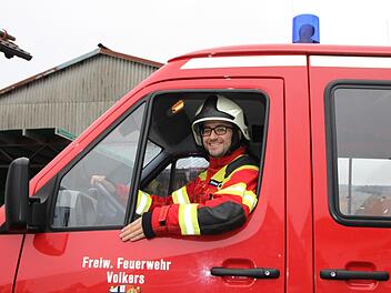 Christian Kötzner, Kommandant der Volkerser Wehr, freut sich über die Entscheidung des Stadtrats. Foto: Ulrike Müller