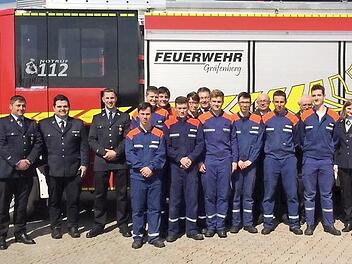 Acht Jugendliche rücken in den aktiven Dienst auf.  Foto: privat