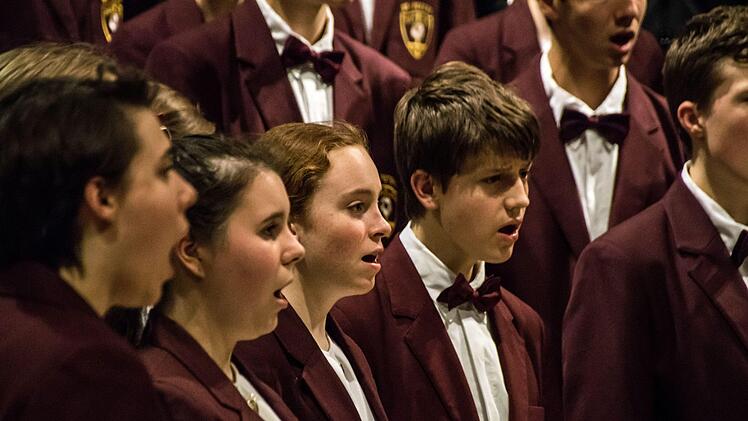 Beeindruckendes Wiederhören: Nach 2011 und 2014 gastierte der St. Peters Chorale aus Brisbane erneut in der Coburg Morizkirche und begeisterte mit seinem Gesang zahlreiche Zuhörer.Foto: Jochen Berger