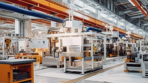 Fabrik, Halle, Werk, Industrie, Herstellung, Produktion, Technologie, Autozulieferer