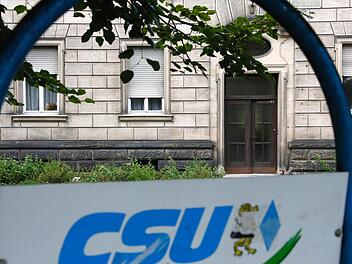 Der Blick auf die CSU-Parteigeschäftsstelle in Bamberg Foto: Matthias Hoch