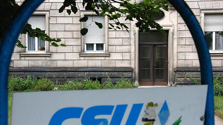 Der Blick auf die CSU-Parteigeschäftsstelle in Bamberg Foto: Matthias Hoch