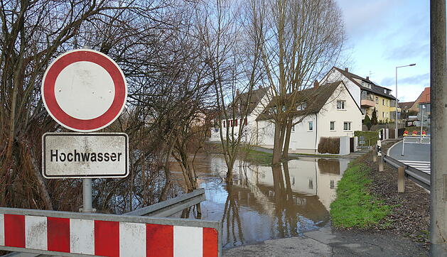 Hochwasser in Franken