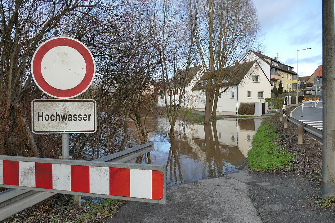 Hochwasser in Franken