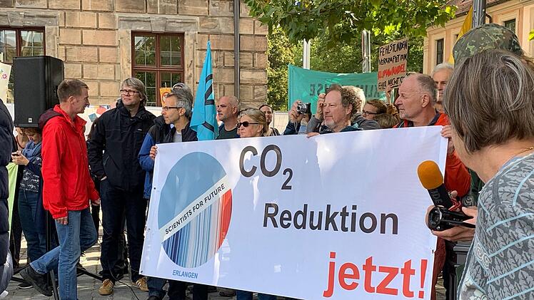 Eindrücke vom Klimastreik in Erlangen     Foto: Isabel Gaschler