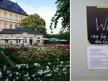Bamberg: Rosengarten-Café erregt mit Toiletten-Aushang Aufsehen - "gegen Gratis-Mentalität"