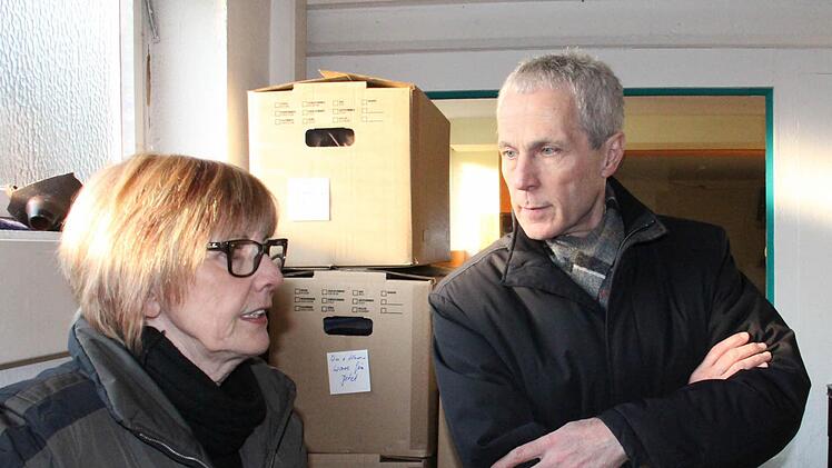 Wolfgang Weiler im Gesrpäch mit Barbara Kammerscheid.