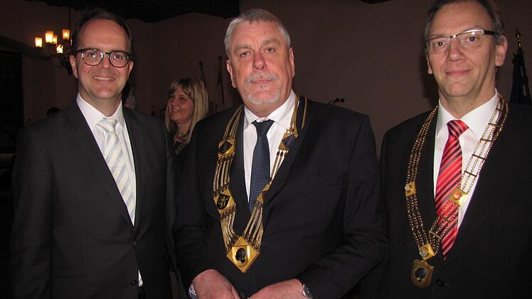 Auch Sozialdemokraten sind in der Kirche aktiv: Oberbürgermeister Norbert Tessmer (Mitte) und Drittter Bürgermeister thomas Nowak engagieren sich in den Kirchenvorständen ihrer Gemeinden, Markus Rinderspacher, SPD-Fraktionschef im Bayerischen Landtag ist berufener Synodaler. Foto: Martin Koch